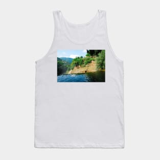 Pliva River Flowing Over Jajce Waterfall Tank Top